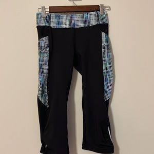 Athleta Girl Black Cropped Leggings